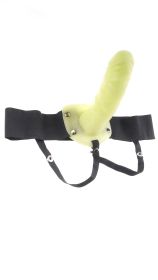 Fetish Fantasy Series for Him or Her Hollow Strap on  Glow in the Dark
