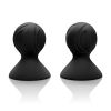 Nipple Play Silicone Pro Nipple Suckers - Black
