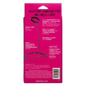 Euphoria Collection Plus Size Chain Halter/collar and Leash