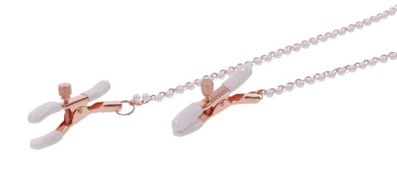 Peaches N Creame Collar With Nipple Clamps