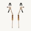 Sincerely Amber Beaded Nipple Clamp