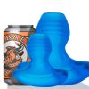 Glow Hole 2 Butt Plug - Large - Blue Morph