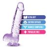 Naturally Yours - 6 Inch Crystalline Dildo - Amethyst